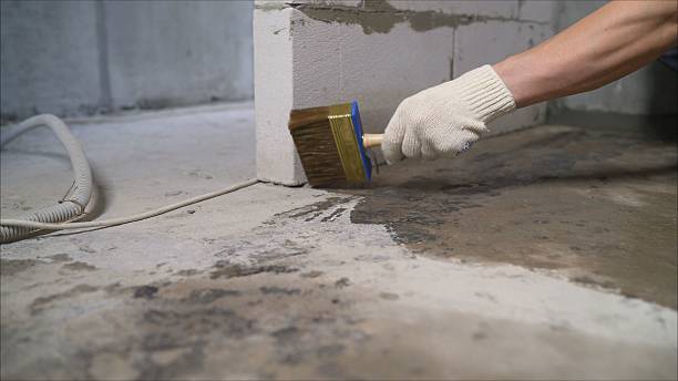 Crawl space vapor barrier installation in Grissom Arb, IN